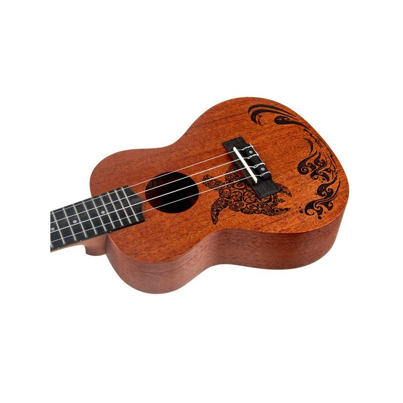 Harley Benton KahunaC Turtle Bundle ukulele koncertowe zestaw