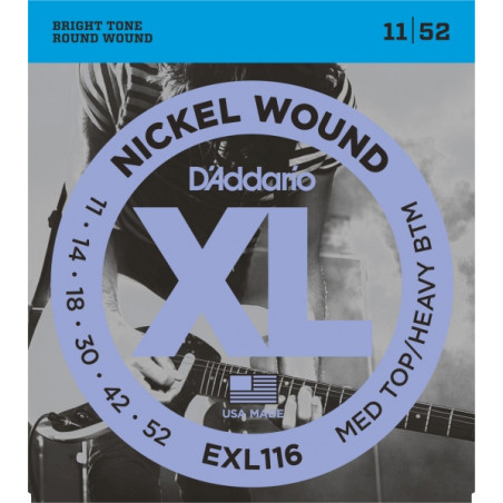D'addario EXL116 Nickel Wound 11-52