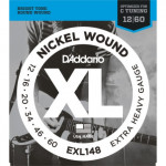 D'addario EXL148 Nickel Wound Optimized for Drop C Tuning 12-60