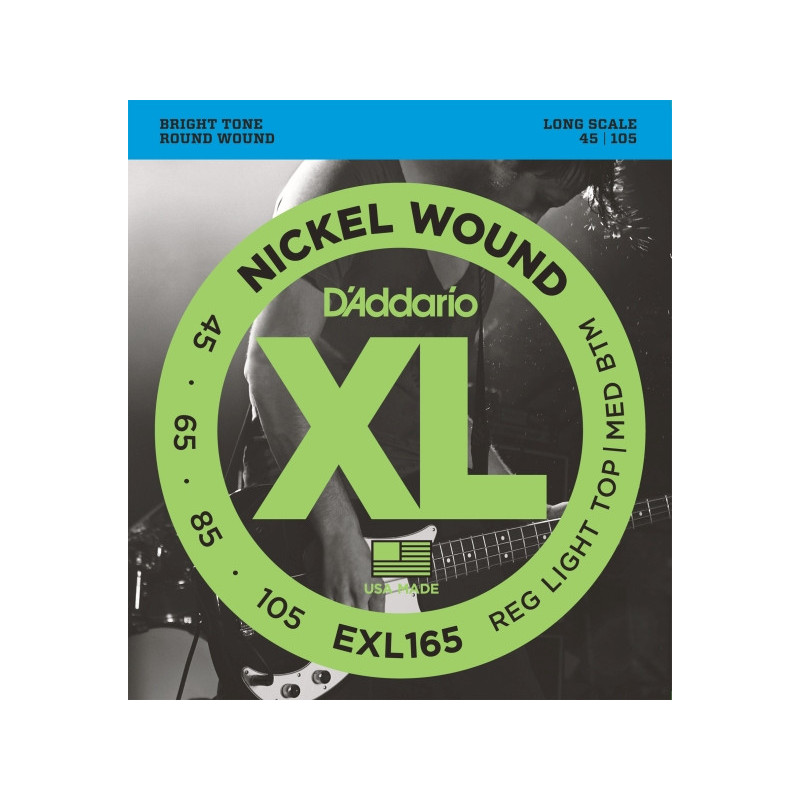 D'addario EXL165 Nickel Wound 45-105