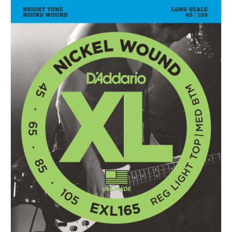 D'addario EXL165 Nickel Wound 45-105