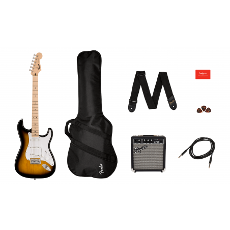 Squier Sonic Stratocaster MN 2TS Pack