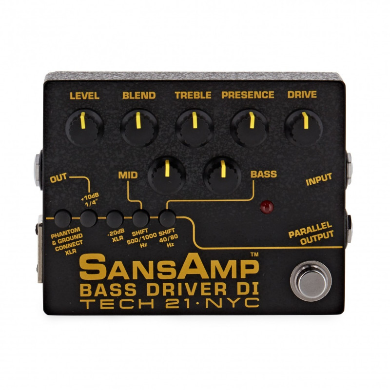 DTM・DAW Tech 21 SansAmp Bass D DI Tech 21 SansAmp Bass Driver D.I. V2 - przedwzmacniacz basowy