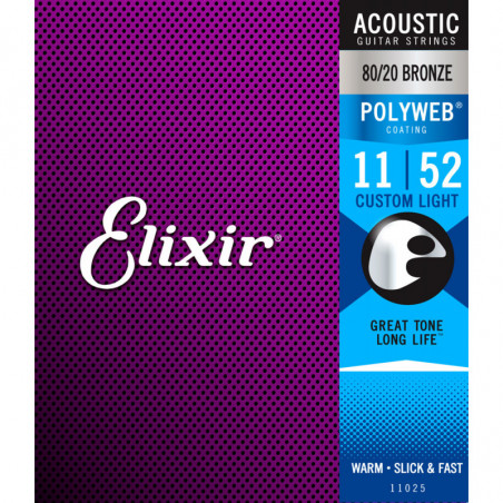 Elixir 11025 Custom light (11-52) Polyweb