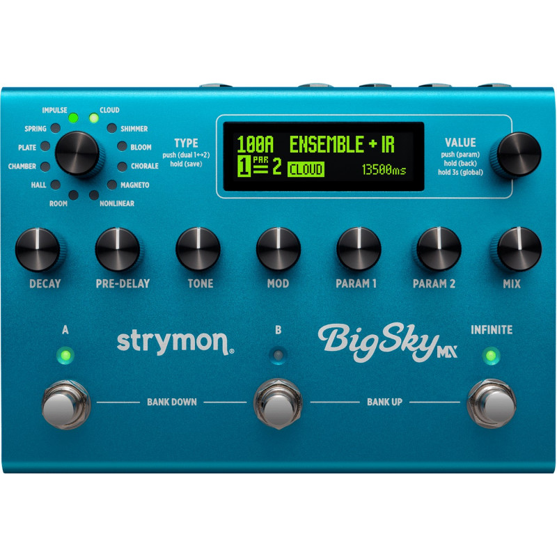 ギター Strymon BigSky reverb Strymon BigSky - Reverb - Efekty podłogowe - RockTone
