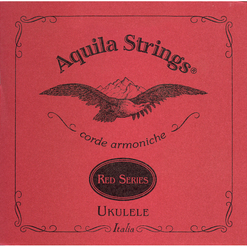 Aquila 89U Red Series Ukulele String Set, DGBE Baritone, wound