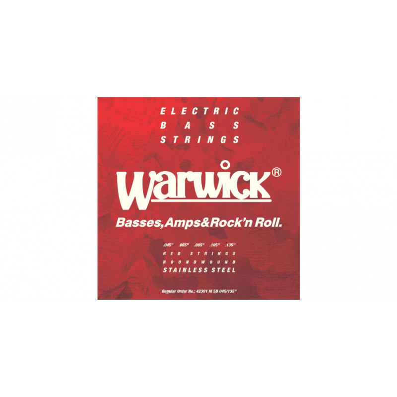 Warwick RED Strings Stainless Stee.045-.135