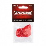Dunlop Nylon Jazz III XL Picks, Player's Pack, 6 pcs., red