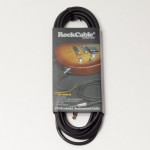 RockCable Instrument Cable - straight TS (6.3 mm / 1/4), black