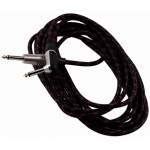 RockCable instrument cable - angled TS, 9 m, blk