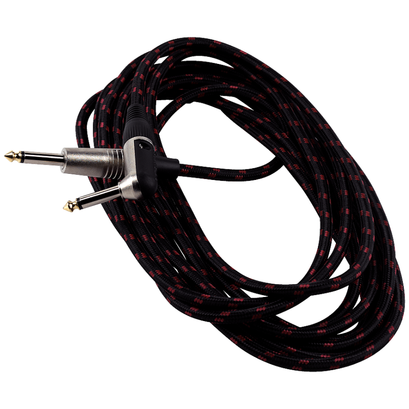 RockCable instrument cable - angled TS, 9 m, blk