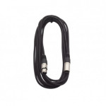 RockCable Microphone Cable - XLR, black, 5m