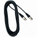 RockCable Microphone Cable - XLR, black, 6m