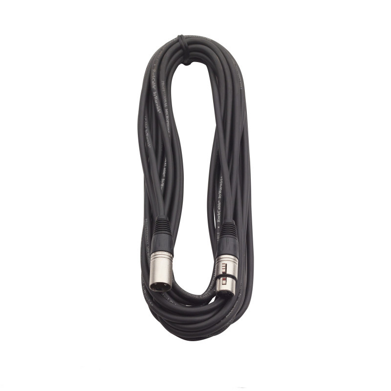 RockCable Microphone Cable - XLR, black, 9m