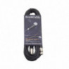 RockCable Microphone Cable - XLR, black, 9m