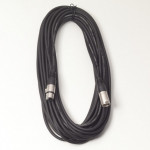 RockCable Microphone Cable - XLR, black, 15m