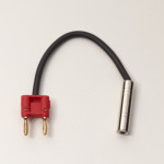 RockCable speaker cable - banana - ts, 20 cm, straight