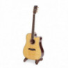 RockStand Wood A-Frame Stand - for Acoustic Guitar & Bass, Oak
