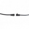 RockBoard Flat Power Cable - Black 15 cm