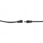 RockBoard flat power cable - black 30 cm angled/straight