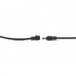 RockBoard flat power cable - black 60 cm, angled/straight
