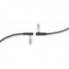 RockBoard Flat TRS Cable 15 cm, Black