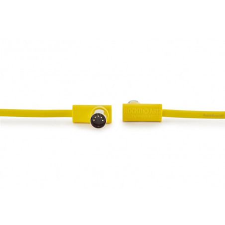 RockBoard flat midi cable - 30 cm, yellow