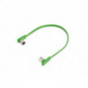 RockBoard flat midi cable - 30 cm, green