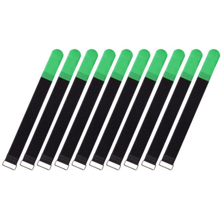 Cable Ties 10 Pack 50mm x 500mm (Green)