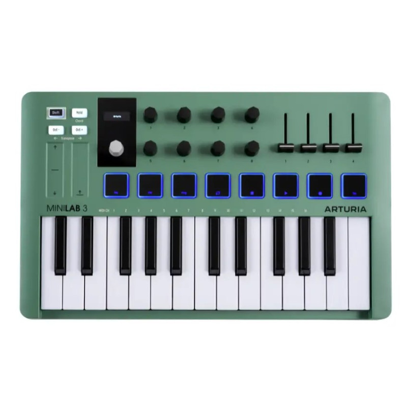 Arturia MiniLab 3 Mint - klawiatura sterująca MIDI/USB