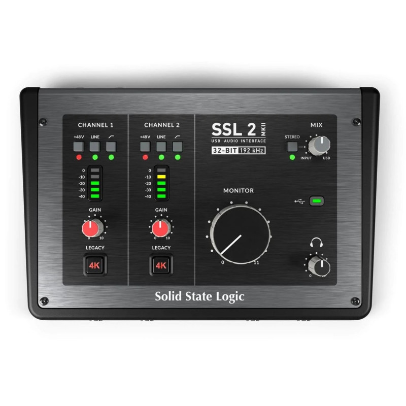 Solid State Logic SSL 2オーディオインターフェース Solid State Logic SSL 2 MKII - interfejs audio USB