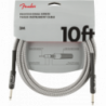 Fender Professional Instrument Cable 10' WHT TWD