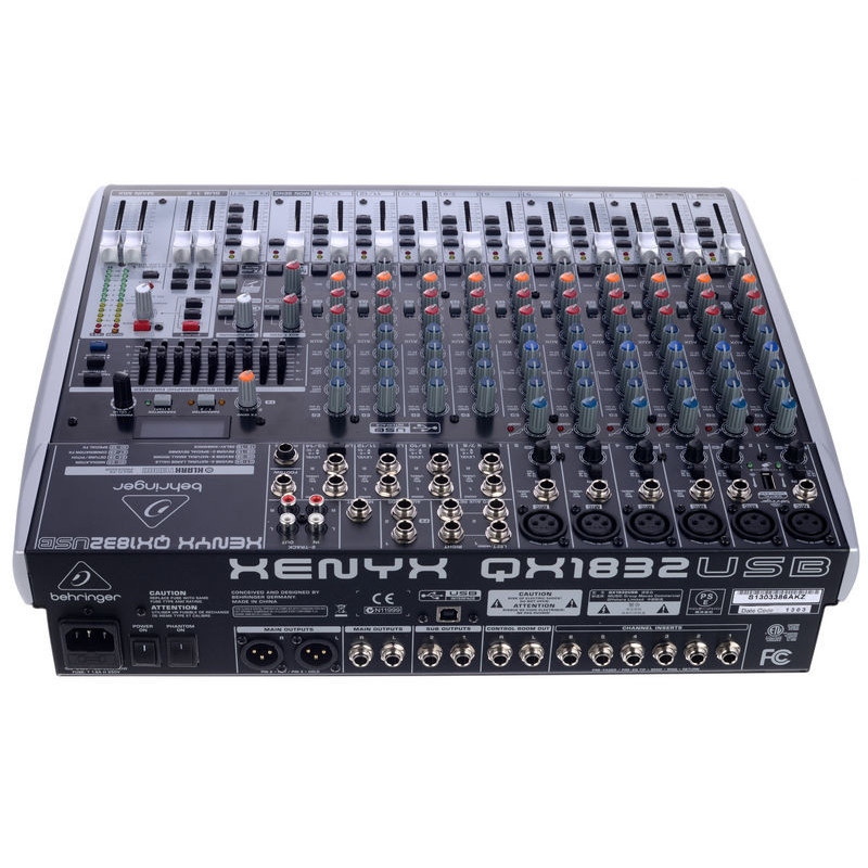 Behringer QX1832USB mikser audio analogowy