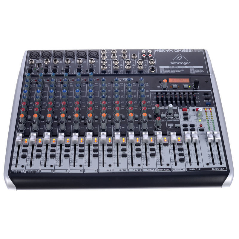 Behringer QX1832USB mikser audio analogowy