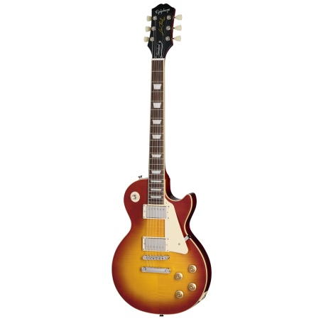 Epiphone Les Paul Standard 50s Figured (Incl. Premium Gig Bag) Washed Cherry Sunburst