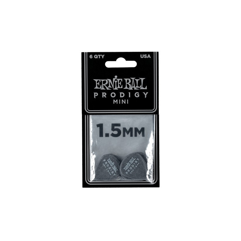 Ernie Ball EB 9200 Prodigy mini 1,5 - Zestaw kostek gitarowych