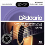D'Addario EXP13 Coated 80/20 Bronze Custom Light 11-52