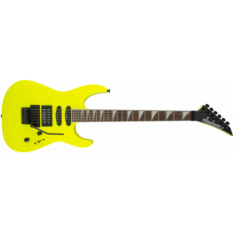 Żółta gitara elektryczna Jacksona