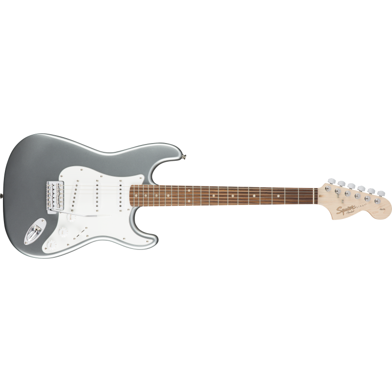 Srebrna gitara elektryczna Squier Affinity Series Stratocaster