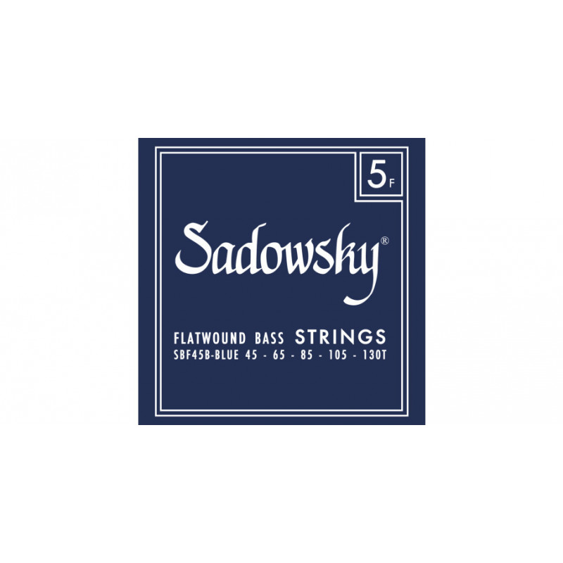 Sadowsky Bass 5 String Set Flatwound, Taperwound, 045-130
