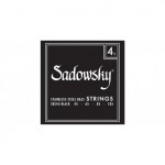 Sadowsky Black LB Bass 4 String Set, Stainless Steel, 045-105