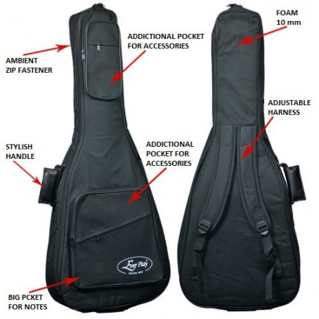 Ever Play 613W 4/4 ACOUSTIC GUITAR BAG