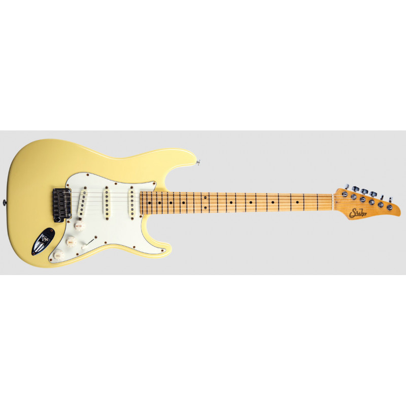 Suhr Classic S Antique SSS Maple Vintage Yellow