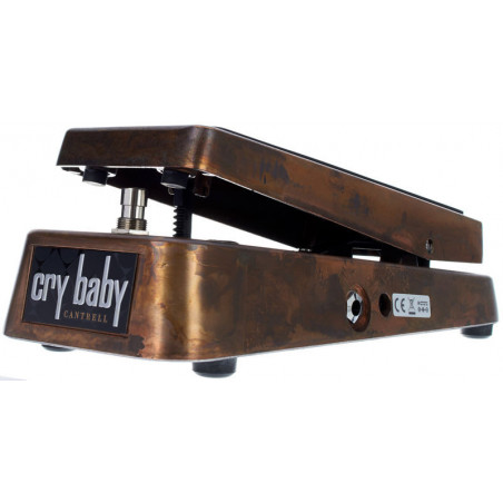 Pedal gitarowy Cry Baby Cantrell w kolorze miedzi.