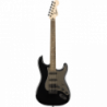 Czarna gitara elektryczna Squier Stratocaster