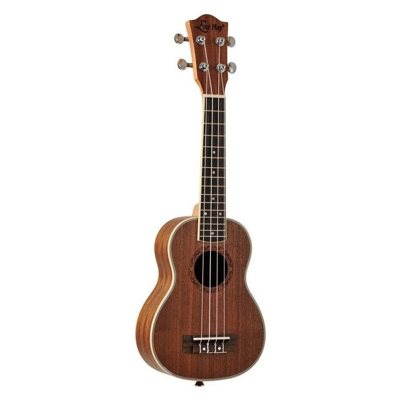 Brązowa gitara ukulele