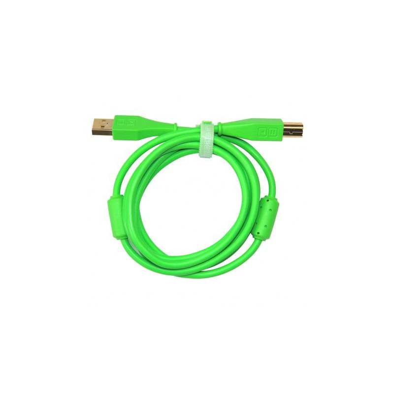 DJ TECHTOOLS Chroma Cable USB A/B 1,5 m - prosty zielony