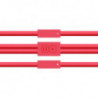 DJ TECHTOOLS Chroma Cable Audio RCA - JACK 6,3 - 1,5 m czerwony
