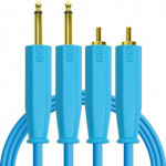 DJ TECHTOOLS Chroma Cable Audio RCA - JACK 6,3 - 1,5 m czerwony