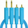 DJ TECHTOOLS Chroma Cable Audio RCA - JACK 6,3 - 1,5 m czerwony
